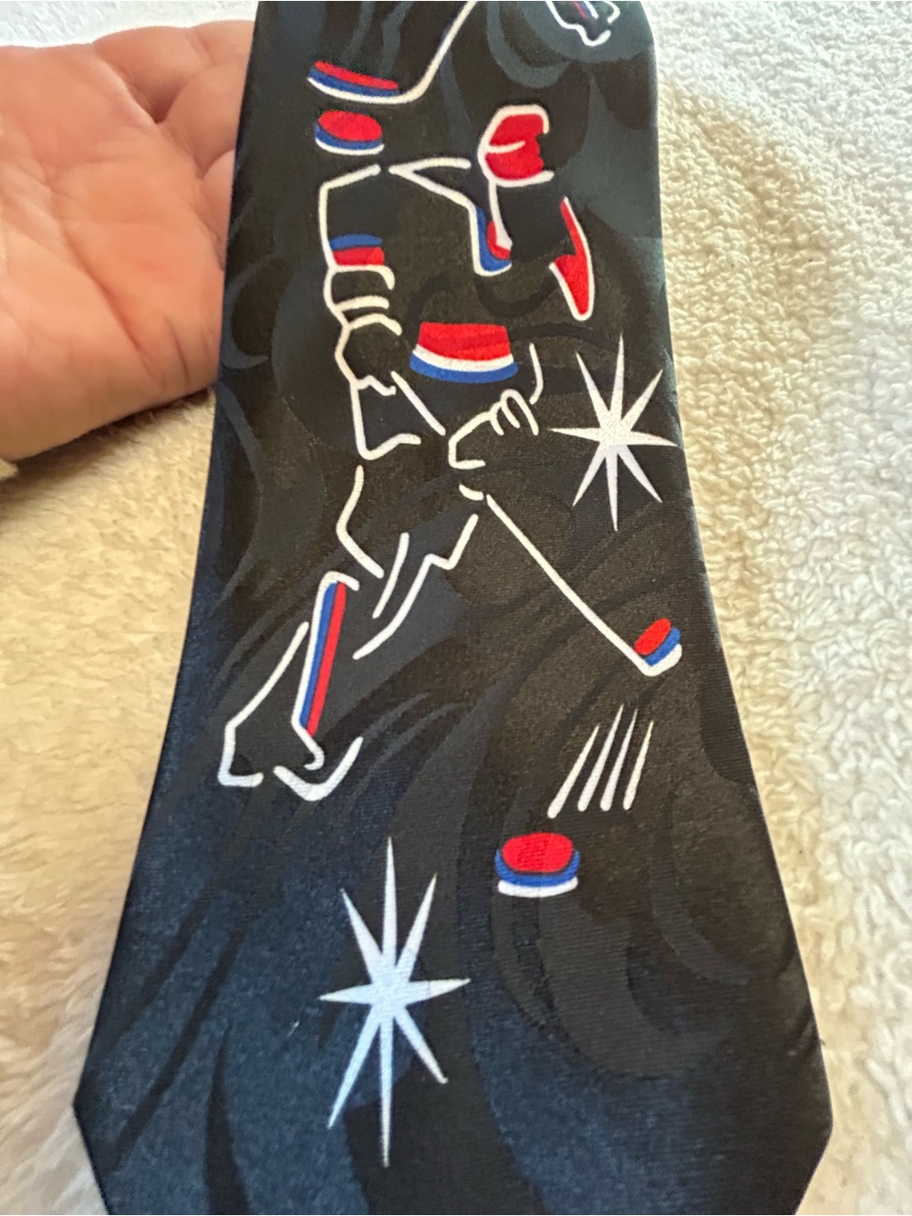 🎁3 for $30 - Hockey Player Necktie